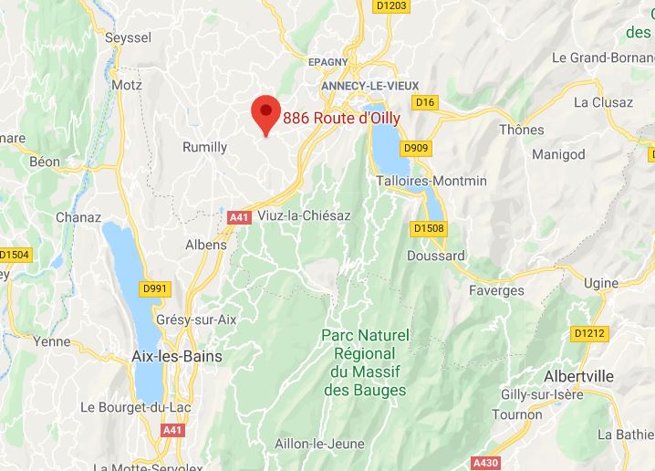Carte Haute Savoie